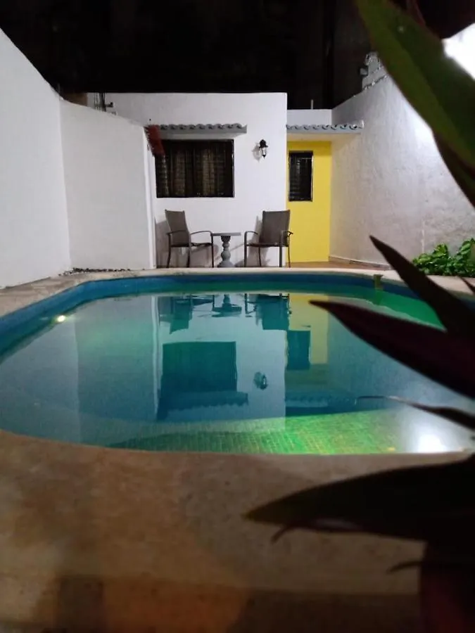 Las Palmas Hostal Cancun location